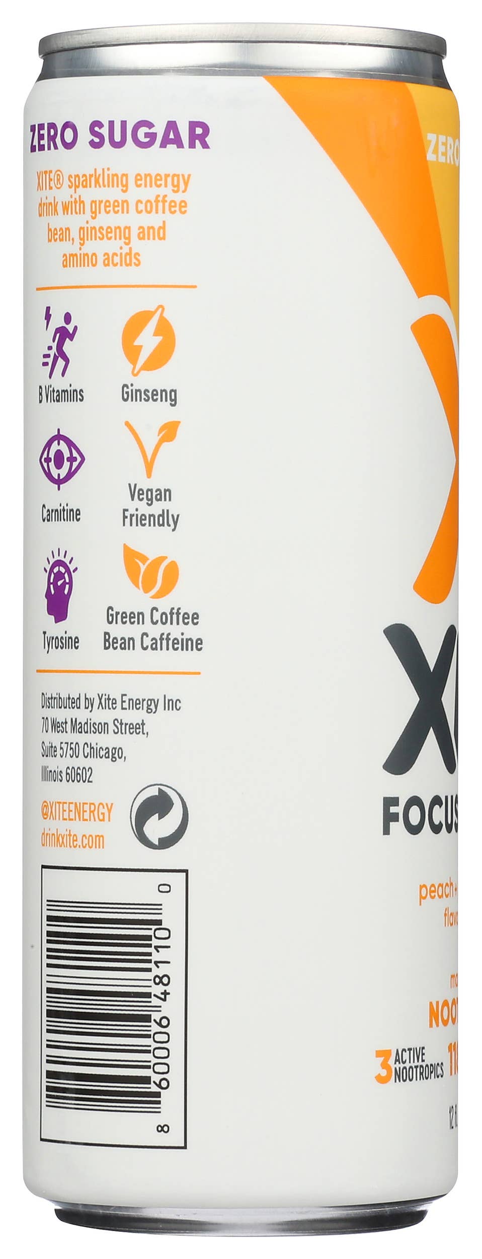 XITE Energy Inc - Vente Boisson sportive et énergisante - Xite Energy Pêche et fruit de la passion9