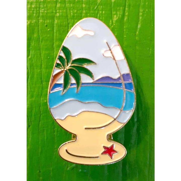 Microcosm Publishing & Distribution – Großhandel Anstecker/Button – Analplug Beach Emaille Pin3