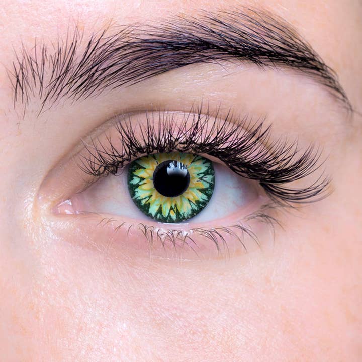 Sunburst Light Green Contact Lenses for wholesale by Loox Contacts