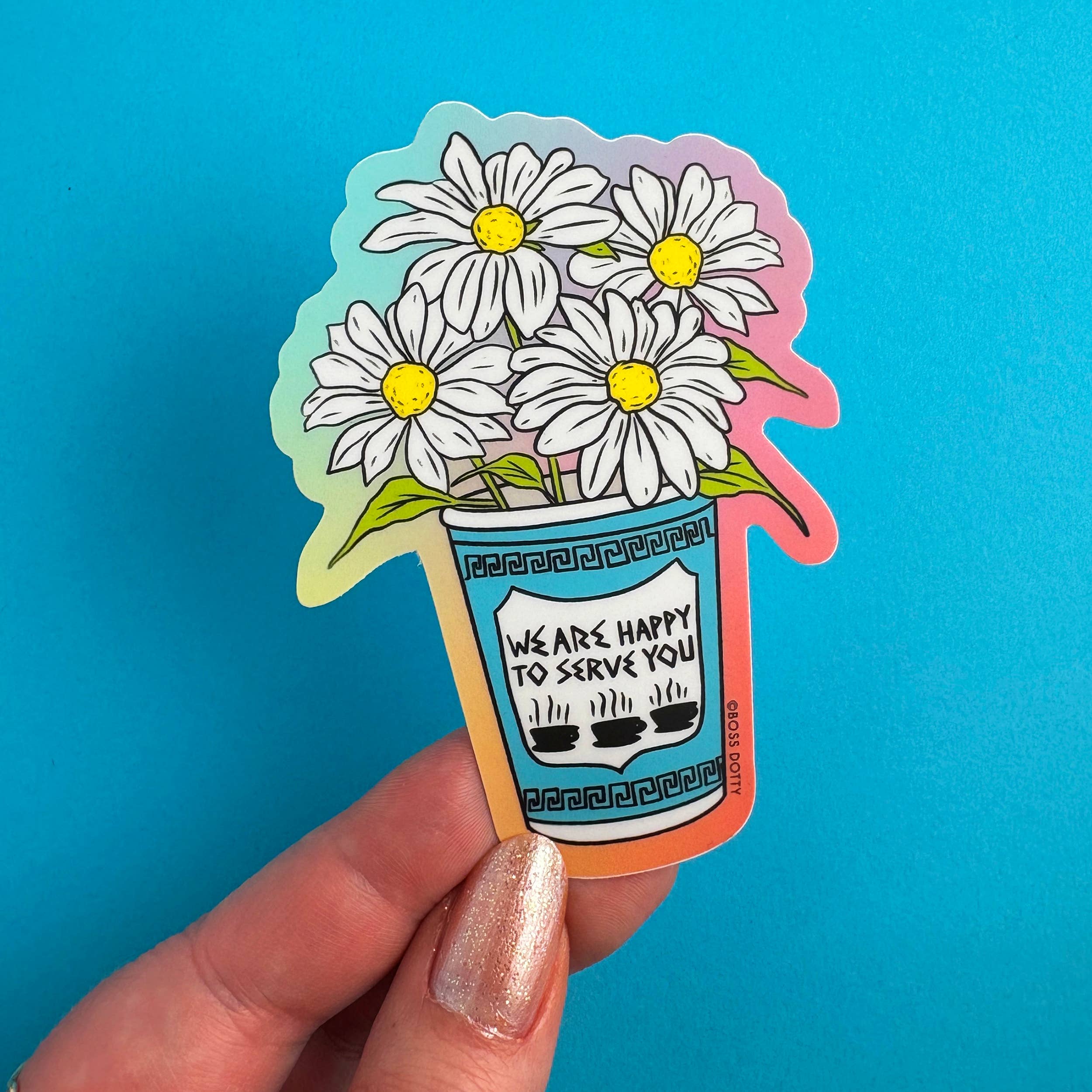 Boss Dotty Paper Co. - Wholesale Sticker - Bodega Flowers Sticker1
