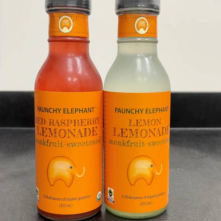 Organic Monkfruit Raspberry Lemonade for wholesale by Paunchy Elephant