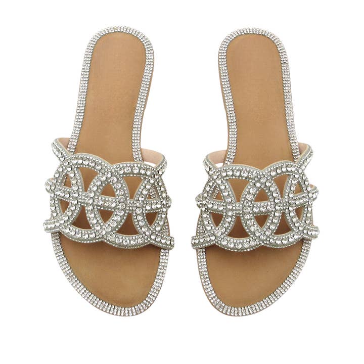 Glaze - Wholesale Sandals - Women's - HONEY-153 Women's Flat Sandals