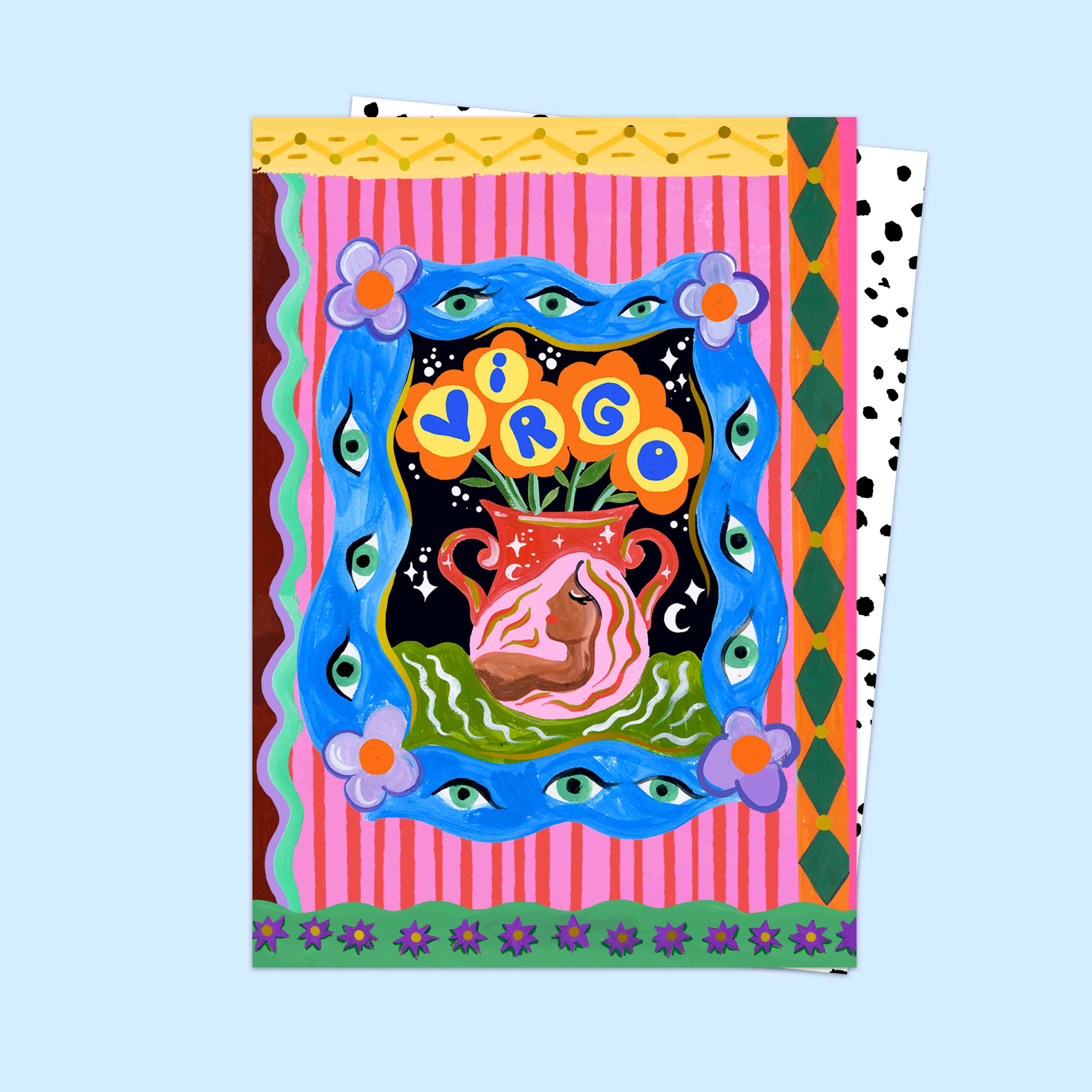 Eleanor Bowmer – Engroshandel Fødselsdagskort – Jomfruen Zodiac Card0