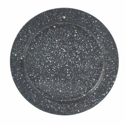 Park Designs - Wholesale Dinner Plate - Granite Enamelware Dinner Plate - Gray