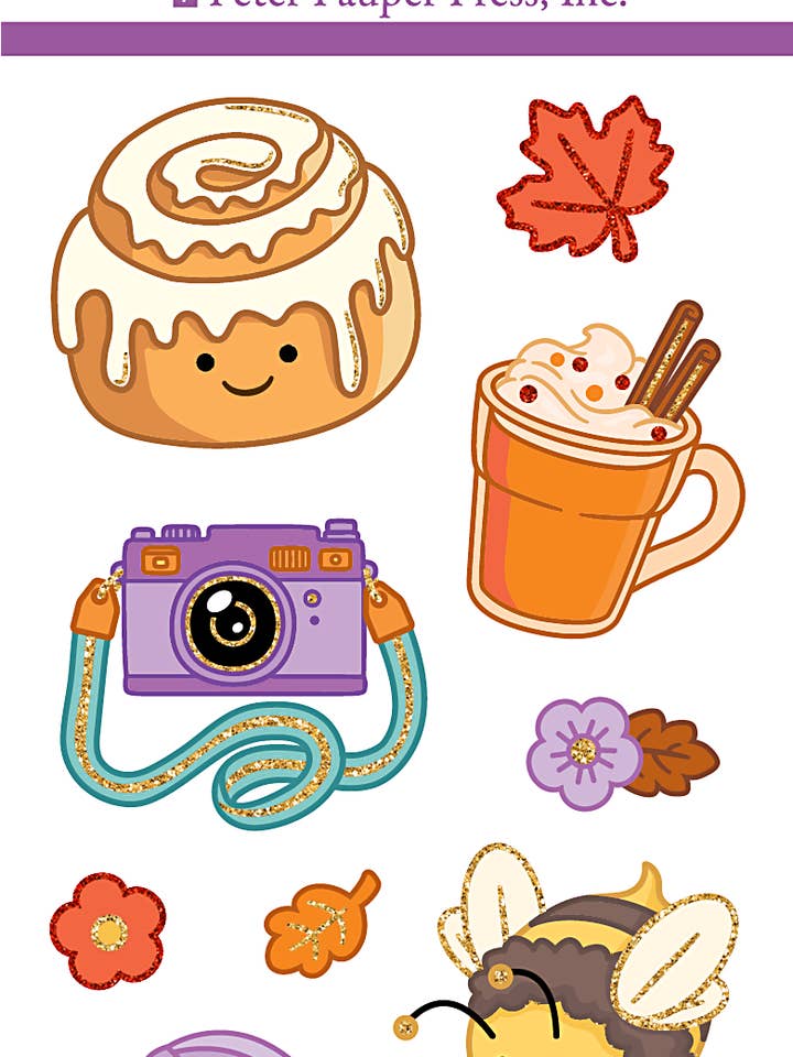 Cute & Cozy Sticker Set for wholesale by Peter Pauper Press