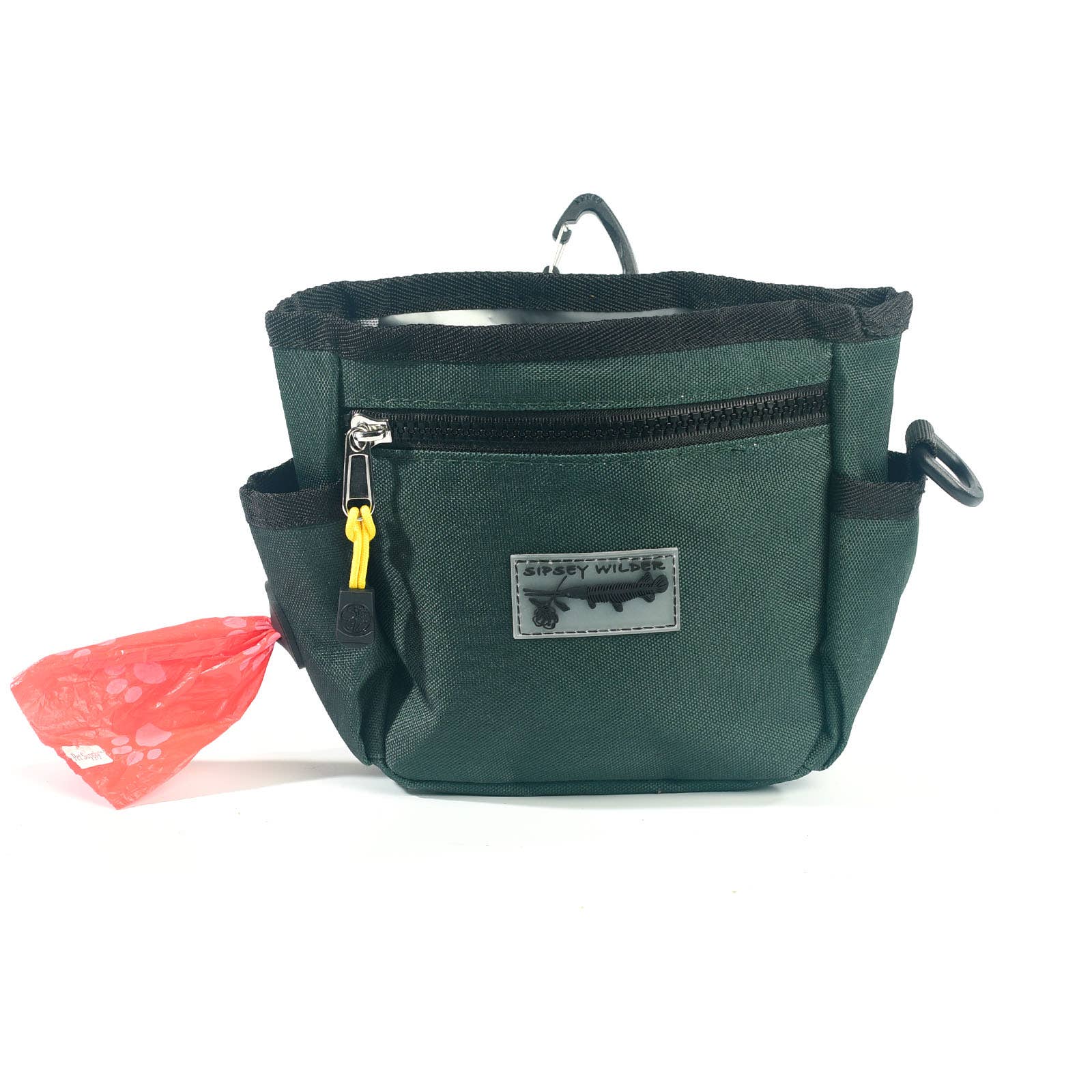 Sipsey Wilder - Wholesale Pet Treat Bag - Dog - Deep Forest Green Tail-Along Dog Treat Pouch  1