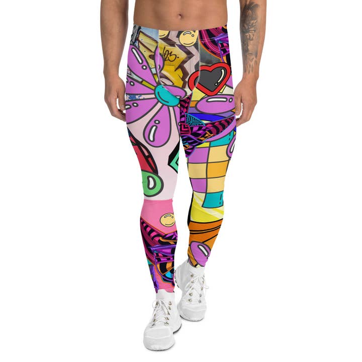 Creepy Cute Decora Kei Men's Leggings for wholesale by BillingtonPix