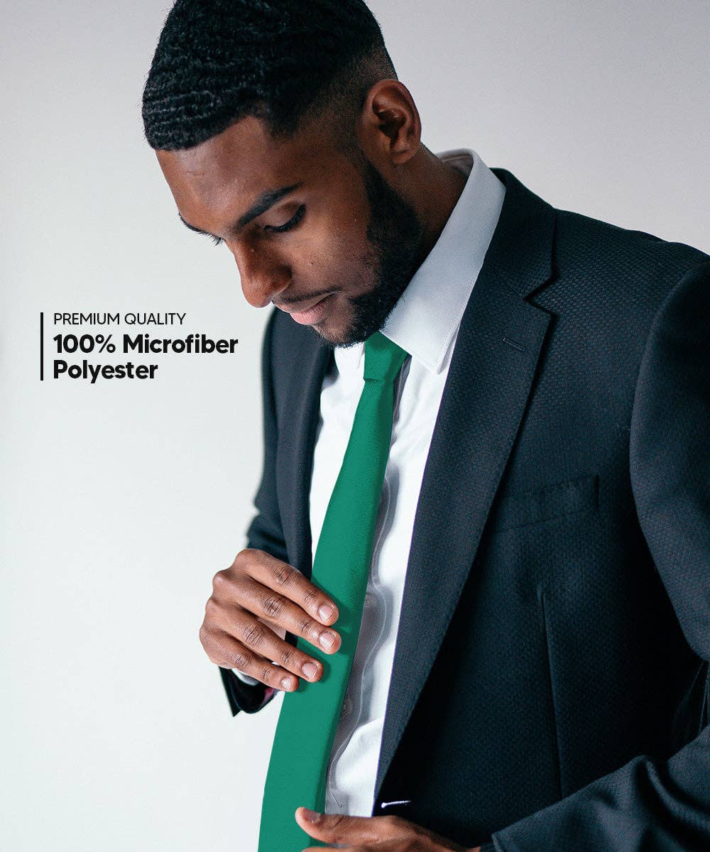 Dubal Brothers - Vente Cravate – homme - Cravate fine unie (4 paquets) par Vittorio Farina30