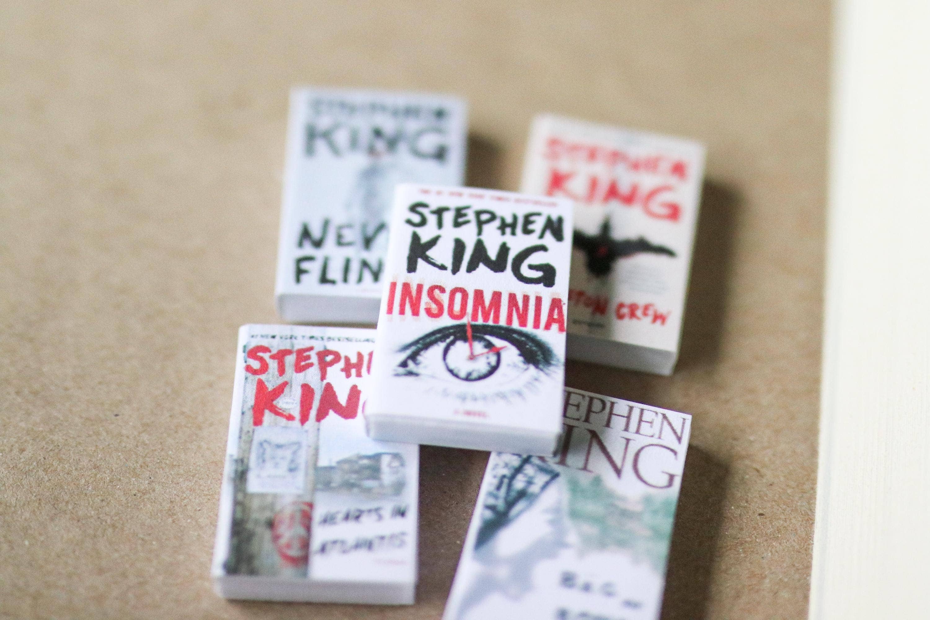 The Sticker Shop - Wholesale Decorative Figurine - Handmade MINI Stephen King Books (set of 5 mini books)1