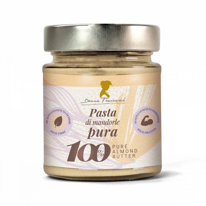 100% Pure Almond Paste - Made in Italy Premium 230 g for wholesale by Donna Francesca