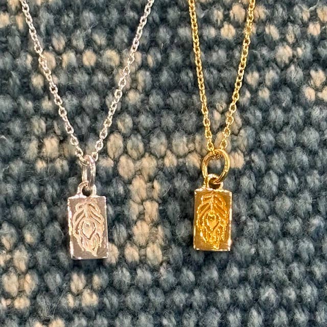 Asia West - Venta al por mayor Collares con colgantes/abalorios - Collar de plumas de pavo real 2