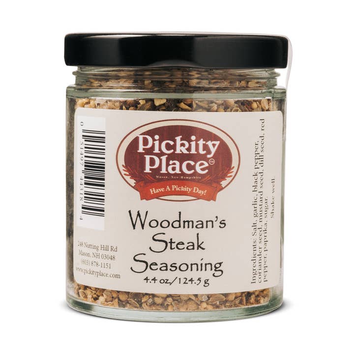 4.4oz. Woodman's Steak Seasoning for wholesale by Ben's Sugar Shack