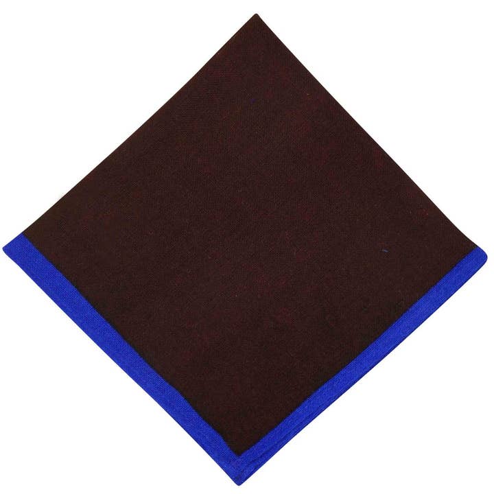 Burgundy Blå Ullficka Square för wholesale av Aristocrats Bows N Ties