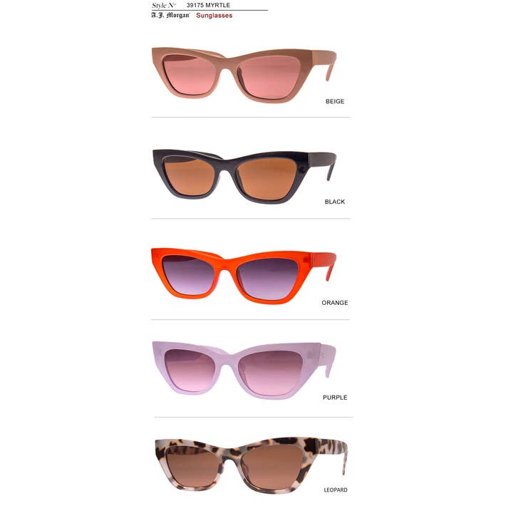 A.J. Morgan - Wholesale Sunglasses - Women's - MYRTLE - Sunglasses