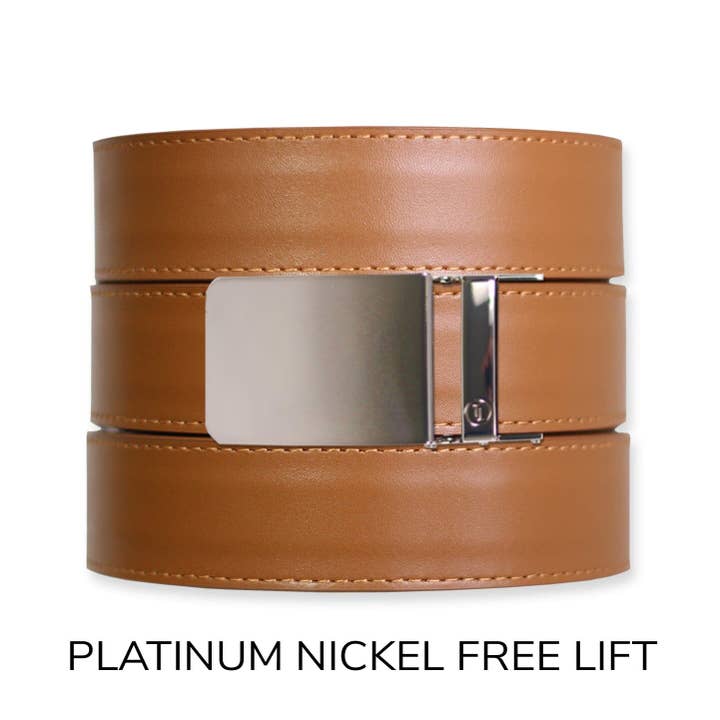 Tough Apparel - Wholesale Belt - Men's - British Tan Top Grain Leather Ratchet Belt & Buckle Set12
