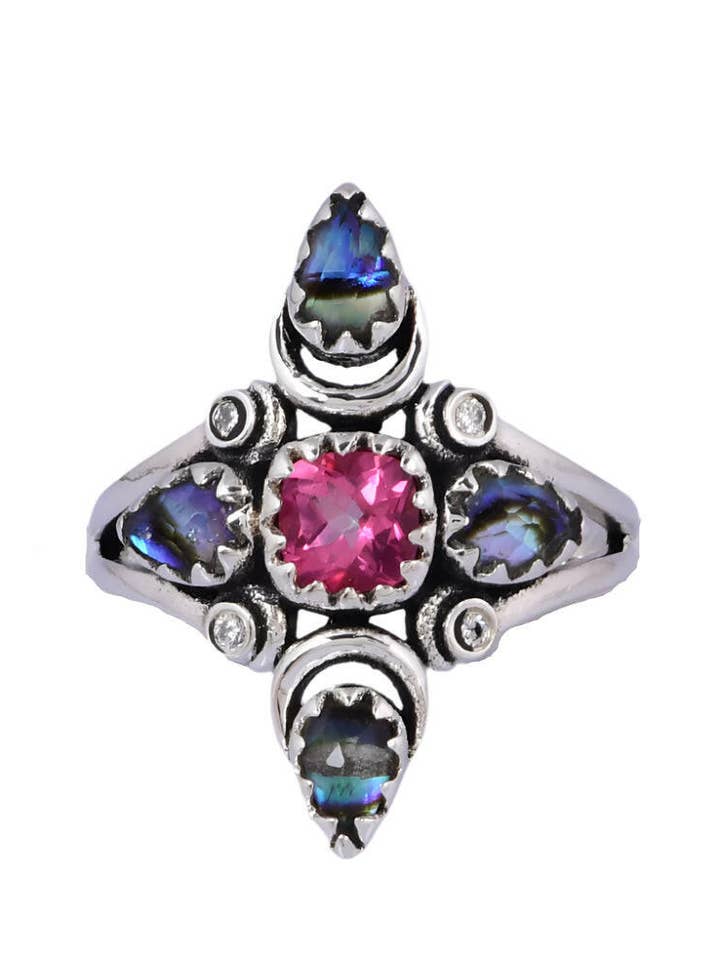 Anel de Pedra Sonhador Boémio por atacado de Krush Kandy