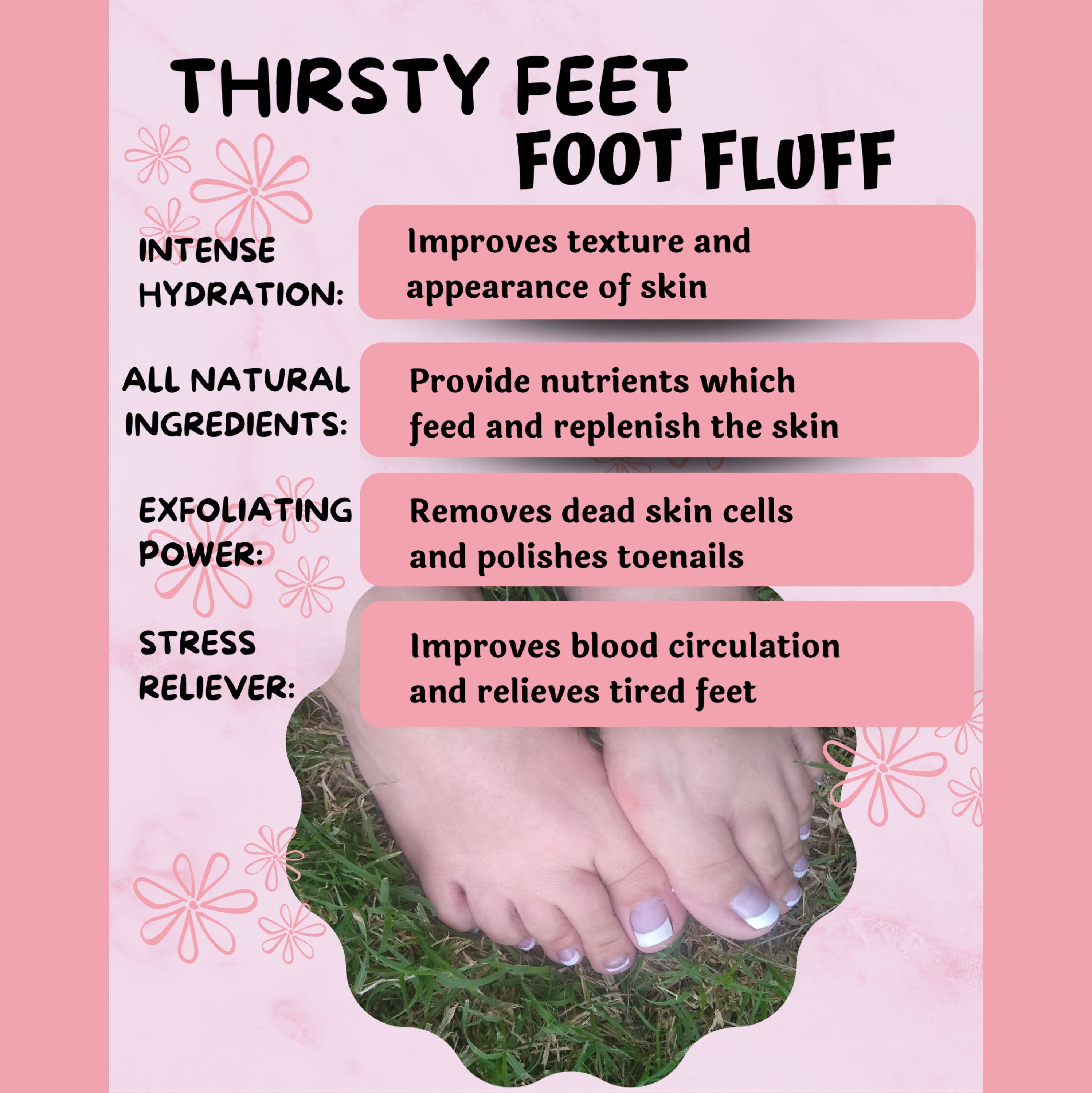 THIRSTY FEET®️ - Vente Gommage/exfoliant pour les pieds - Gommage au sucre à la menthe poivrée et à la canne de bonbon pour les pieds 1 oz,13