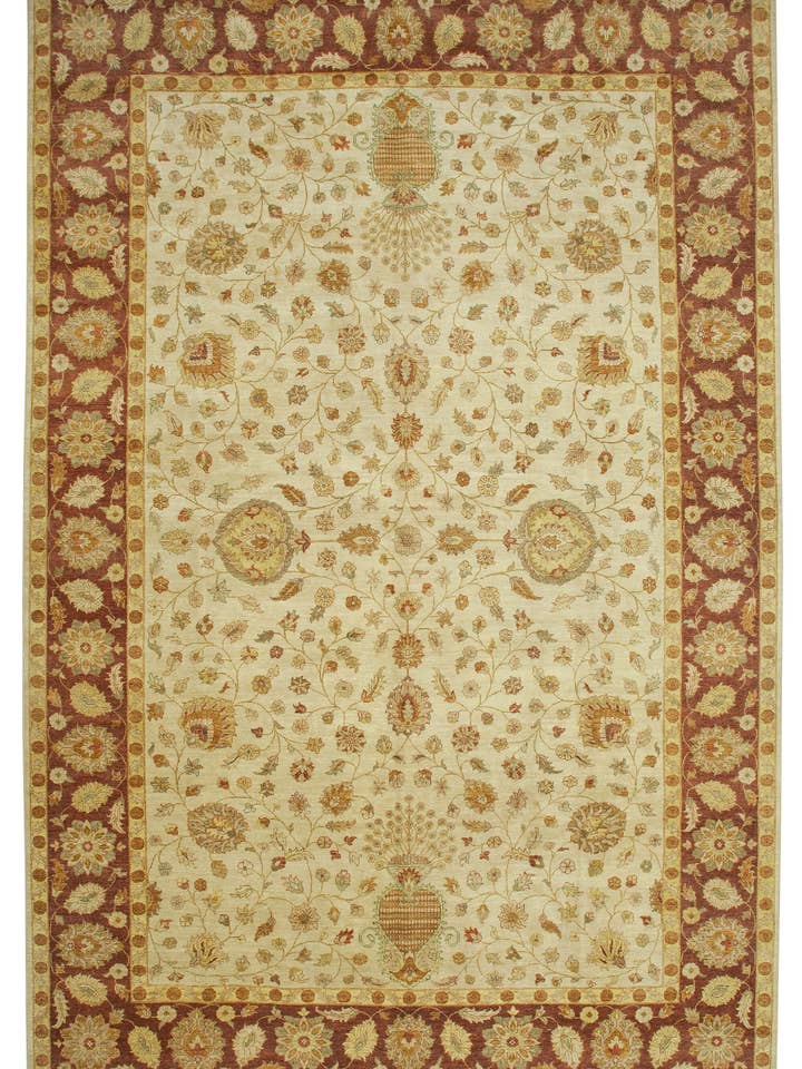 Tappeto Oushak Beige 12x18 - 36006 per la vendita all'ingrosso da parte di RUG N CARPET