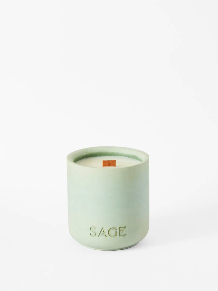 Sage Earth Candle for wholesale by Sage Botanicals