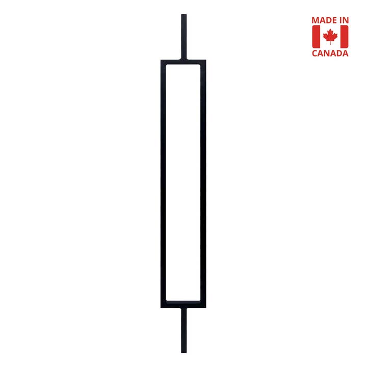 X-Large Rectangle 1/2" Solid Square Shaft Baluster (4" Width) for wholesale by Mister Baluster