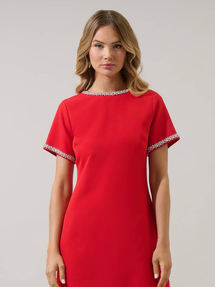 Sugarlips - Vente Robe – femme - Robe courte à paillettes Kaitlyn Rhinestone0