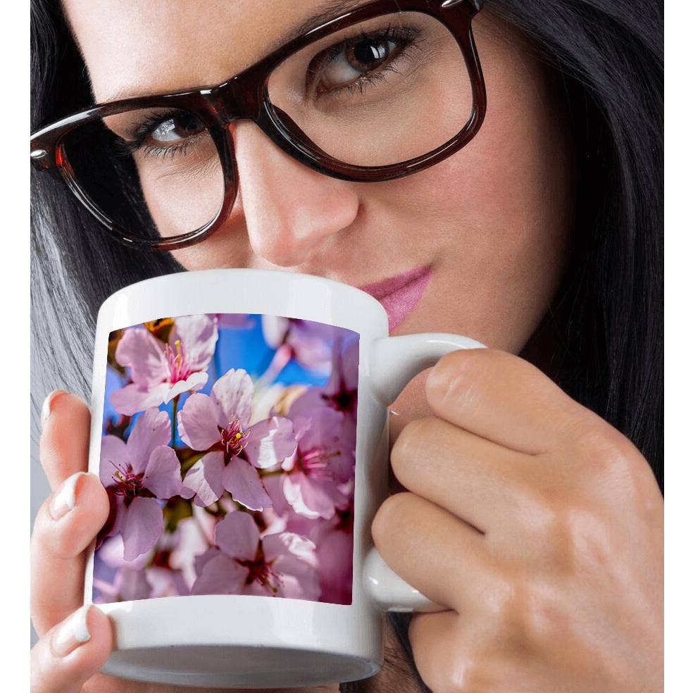 3dRose - Wholesale Coffee Mug - 3dRose, Bunch of pink sakura flowers. Hanami season at its height, Mug9