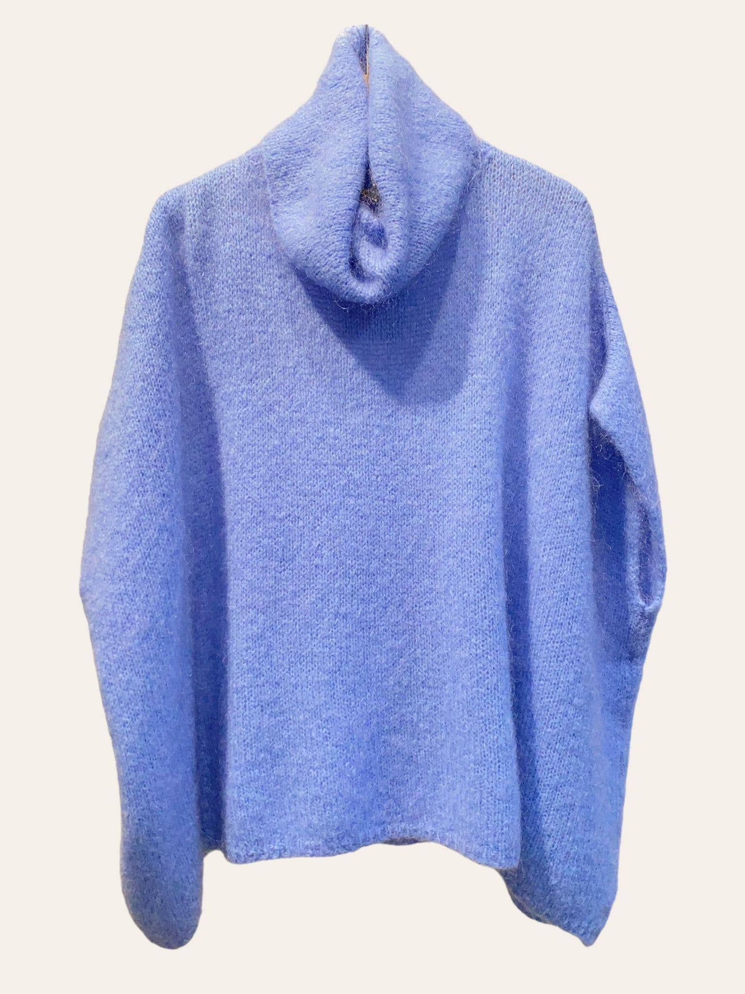 NAÏS PARIS – wholesale Poncho - Dam – Polotröja i ponchostil i mohair och ull36