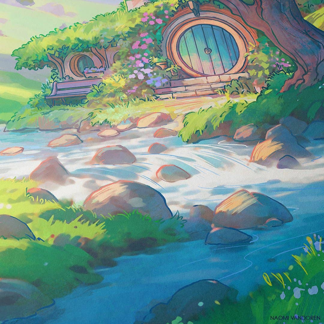 Naomi VanDoren Studio – wholesale Art print – Green Meadows - Art Print3