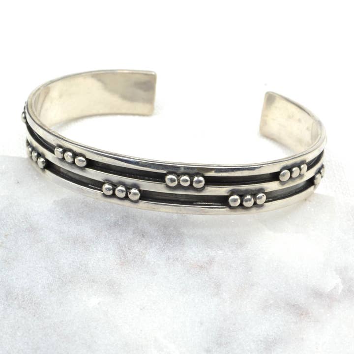 Refleksion sølv armbånd for engroshandel hos Didi Bahini Fair Trade