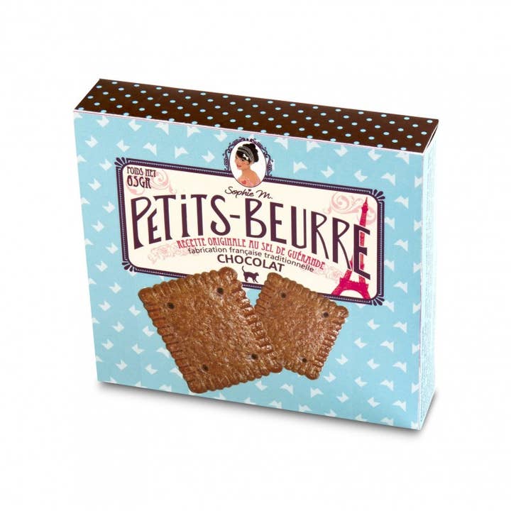 TASTY FRANCE - Wholesale Cookie - Le Petit Beurre chocolate x12 - 65gr