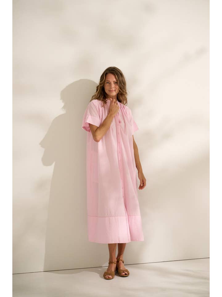 light pink june shirtdress chambray for wholesale on Faire6