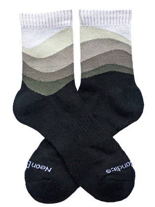 The Wave Black Sock for engroshandel hos Neon Bandits