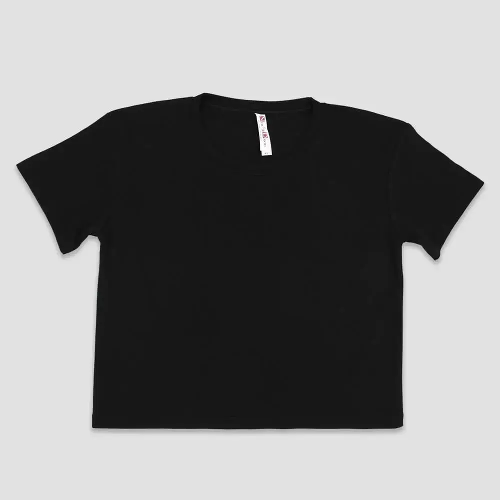 Neil & David - Wholesale Shirt - Women's - Neil & David Crop Top Trendy Short Sleeve T-shirt OPEN SIZE2