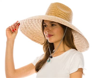 DNMC - Wholesale Straw Hat - Women's - Ultimate Sun Protection Hat - Extra Large Lifeguard Hat