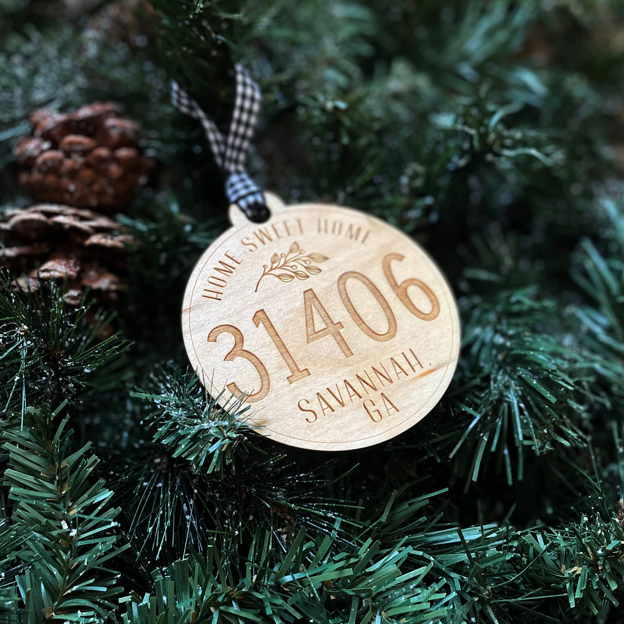 Blue Studio Creative - Wholesale Ornament - Home Sweet Home Ornament With Your Town or Location3