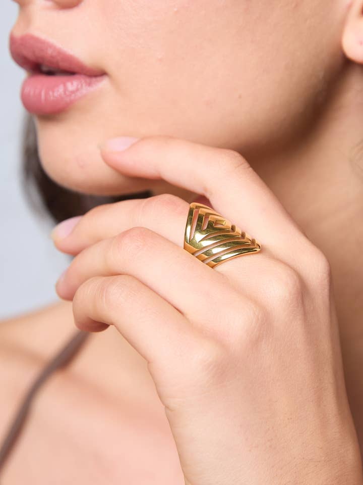 anello in acciaio inossidabile 424YC71 per la vendita all'ingrosso da parte di BYREN | ÉLINE L'ATELIER