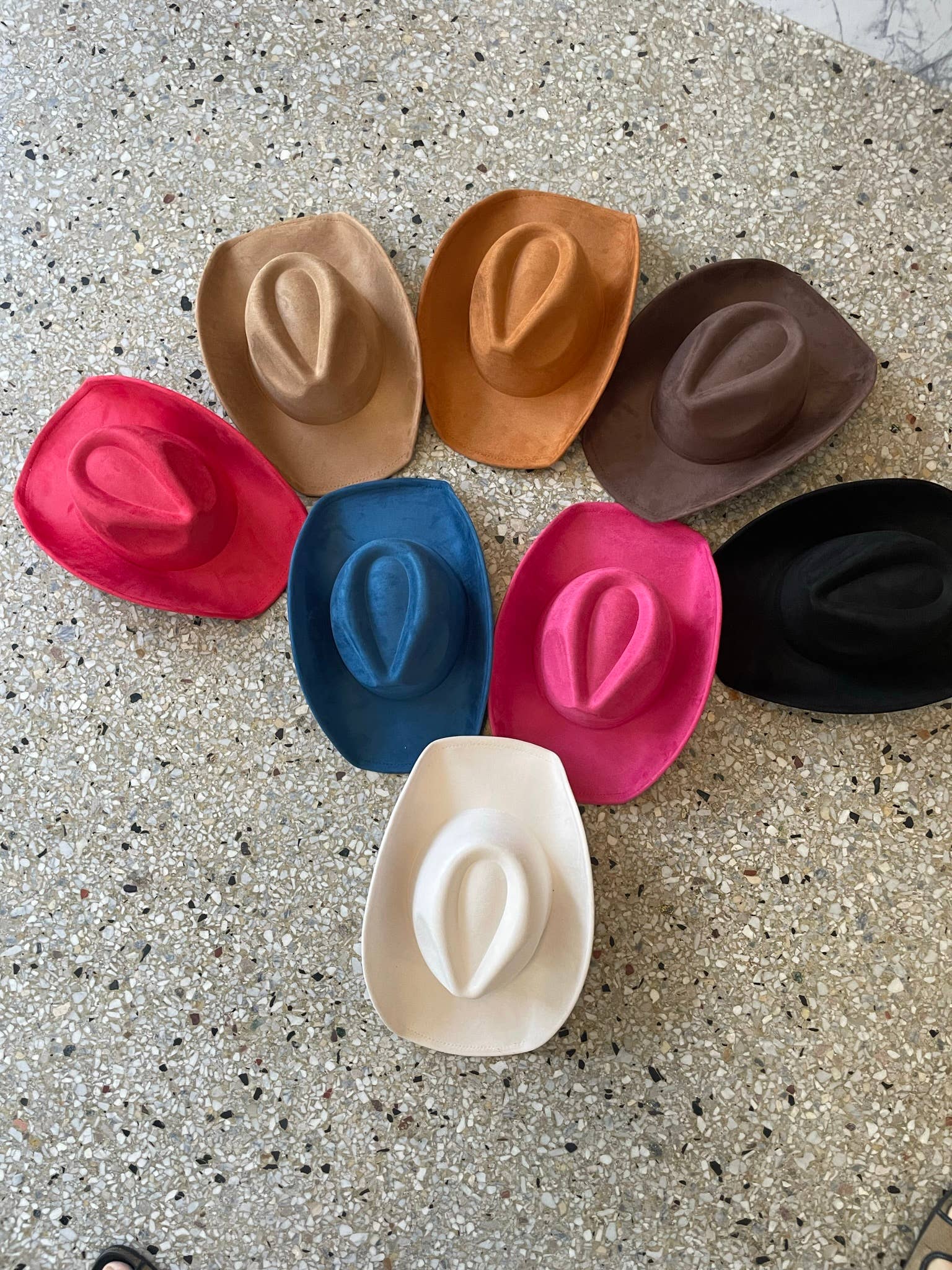 Love and Thyme – wholesale Cowboy Hat – Women’s – Best Seller! VEGAN SUEDE  COWBOY HAT8