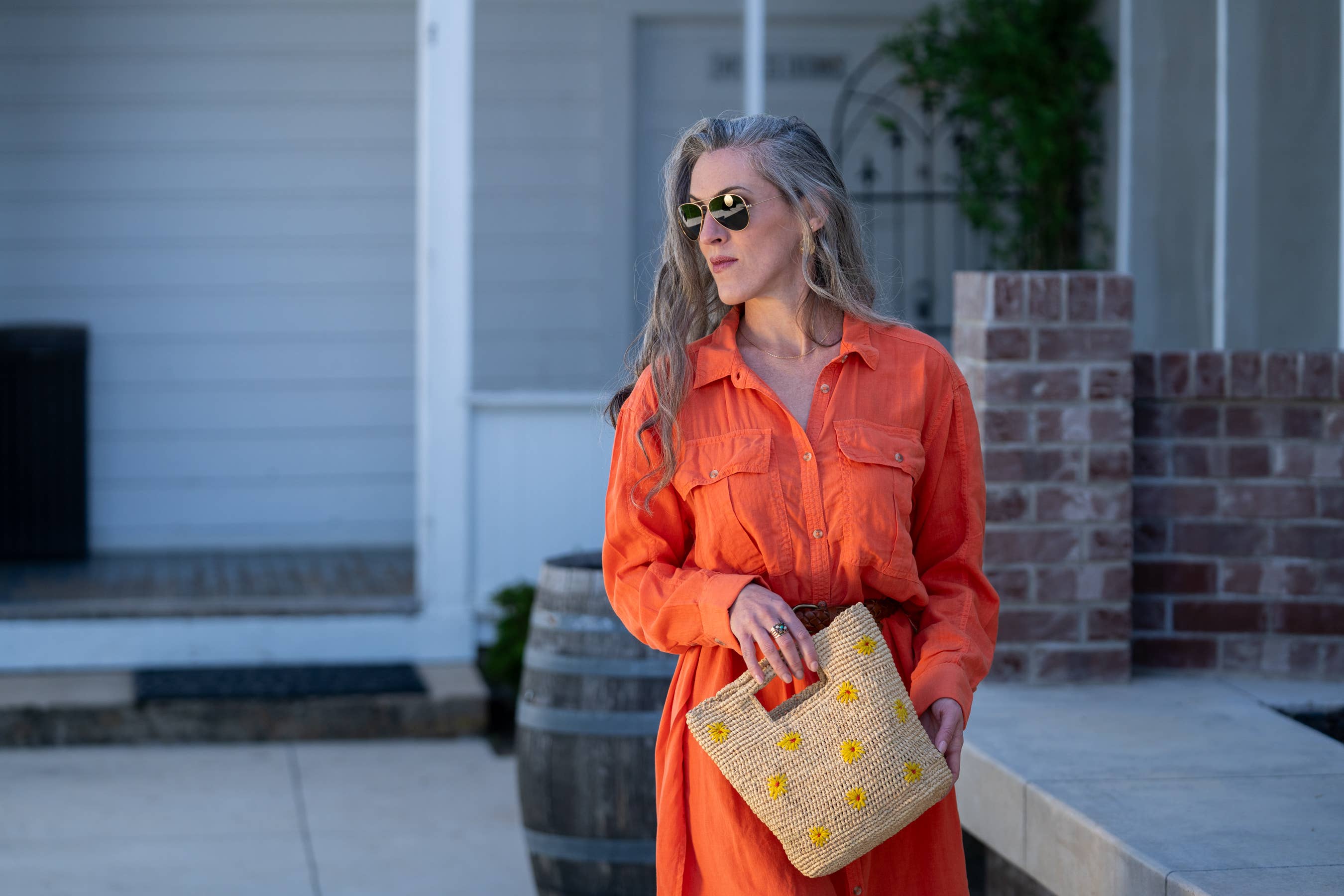 Shebobo - Wholesale Beach Bag - Mini ConCon Daisy Flower Crochet Petite Straw Basket Handbag6