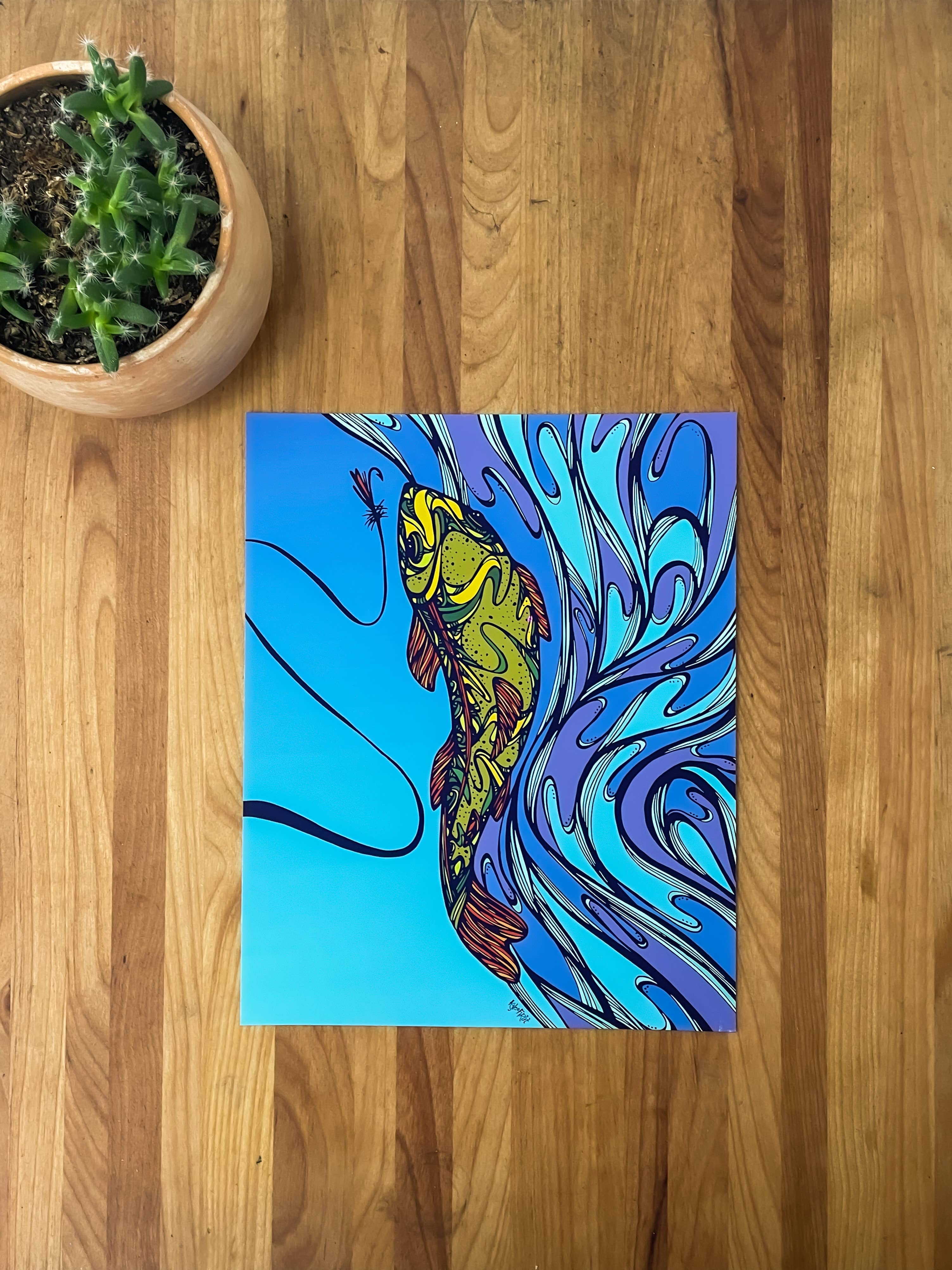 Kylee Firlit Creative - Wholesale Art Print - Redband Trout Art Print2