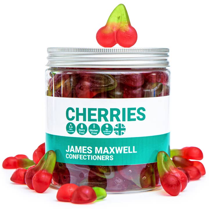 James Maxwell Cherries for wholesale by James Maxwell Confectioners