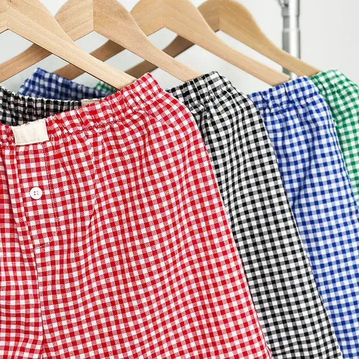 safistyle - Wholesale Shorts - Women's - Gingham High-Rise Shorts8