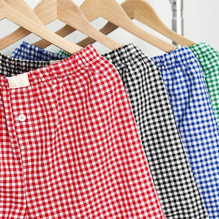 safistyle - Wholesale Shorts - Women's - Gingham High-Rise Shorts8