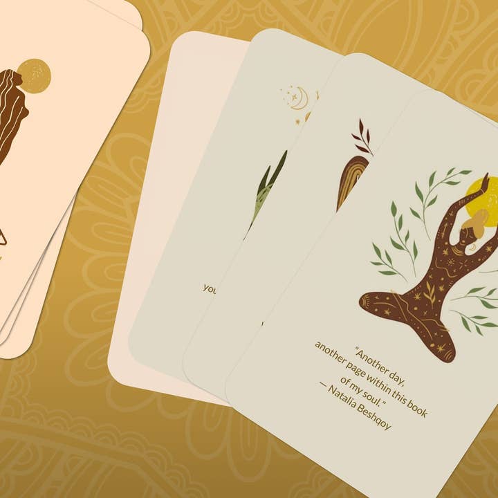 Ibiza Tarot USA – wholesale Tarot-kort – Moonchild Affirmationskort - 25 Dagliga Affirmationskort - Änglakort - Ett kort om dagen - Affirmationskort - Affirmationslek - Orakel