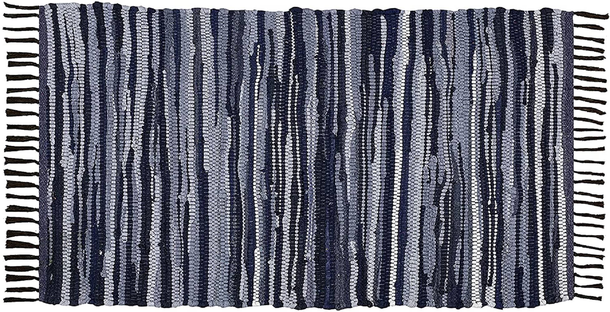 COZY HOMES COLLECTION - Wholesale Area Rug - Handmade Cotton Chindi Rug Rag 3'X5' with Tassel fringes2