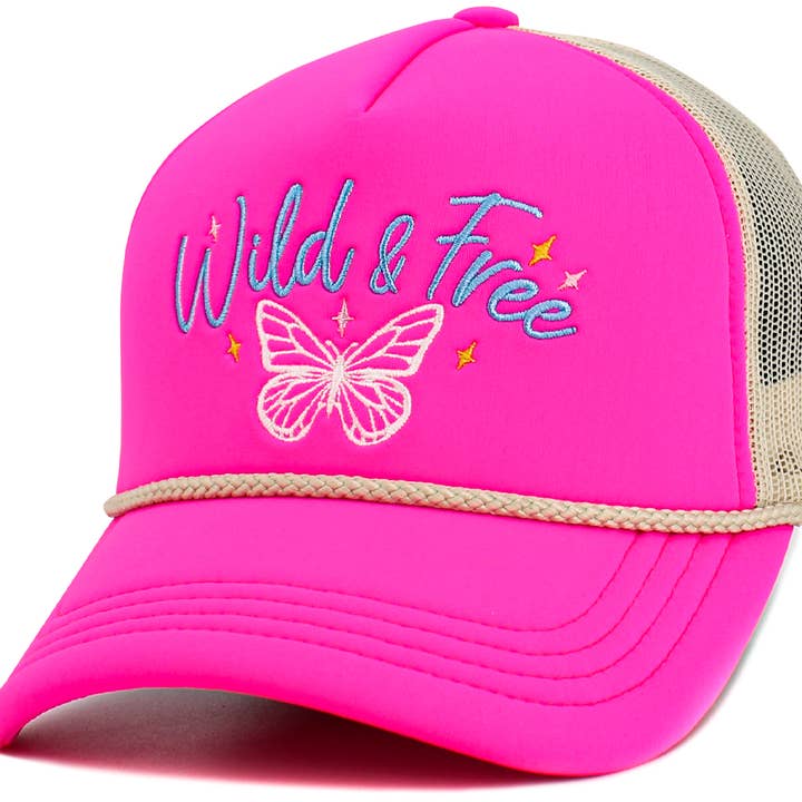 KBETHOS - Wholesale Trucker Hat - Women's - Wild & Free Foam Trucker Mesh Cap5