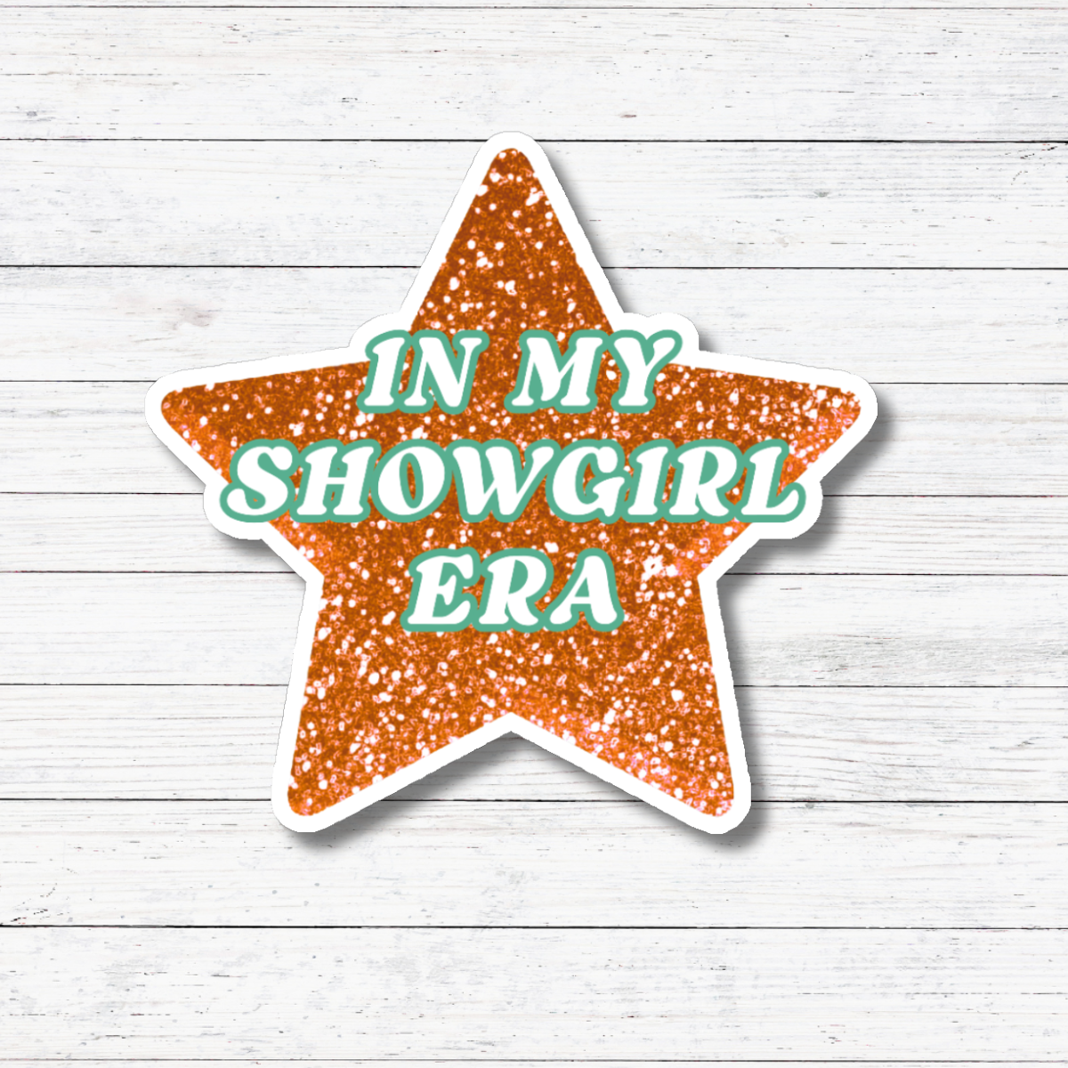 Oily Graphic Creations - Wholesale Sticker - Orange Star- TS12 Sticker/Magnet1