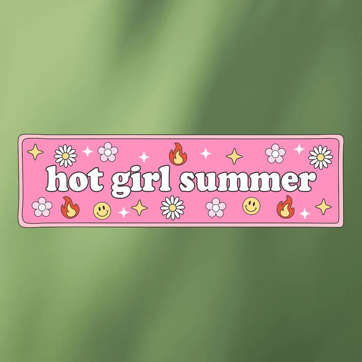 HOT GIRL SUMMER BUMPERKLISTERMÆRKE for engroshandel hos Clay Meadow