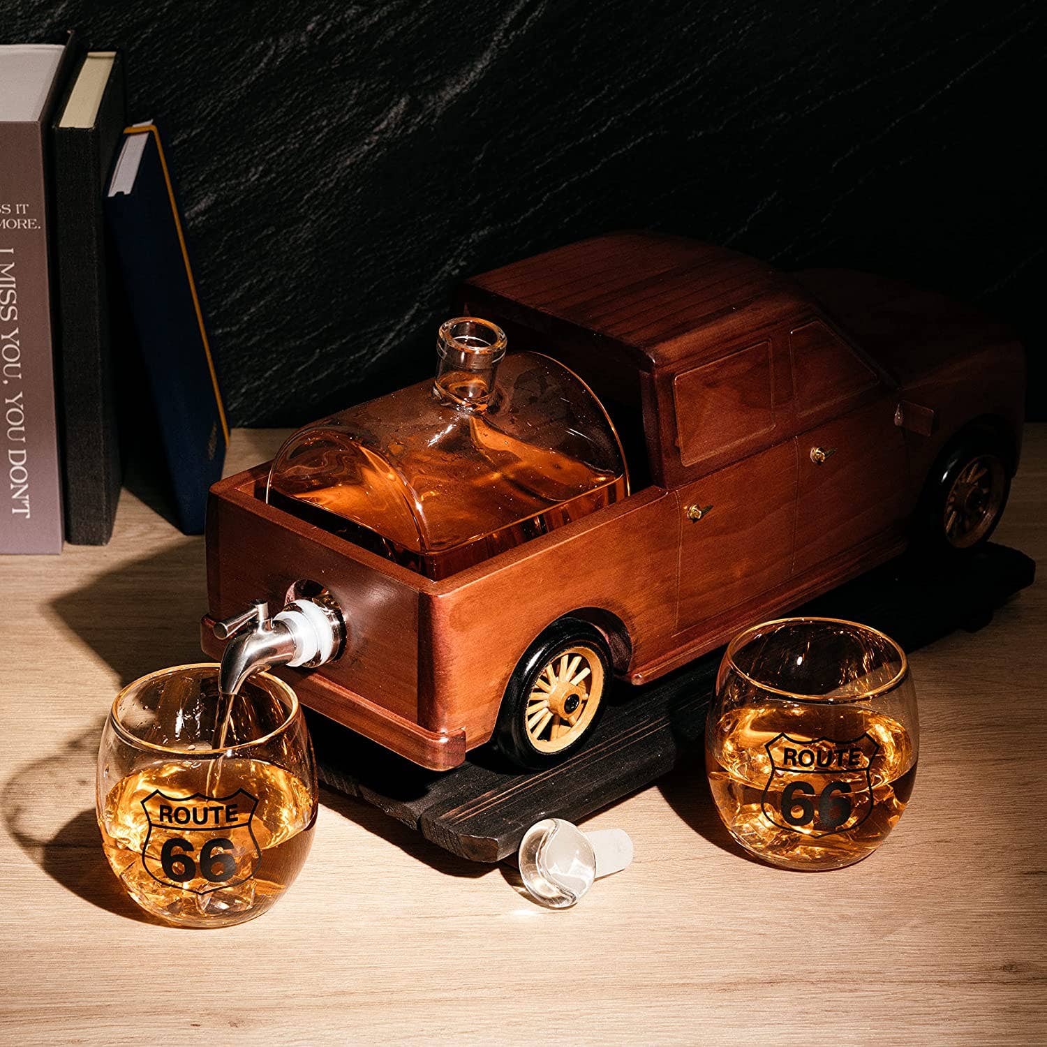 The Wine Savant /  Khen Glassware - Wholesale Decanter - The Wine Savant Truck Decanter F1504