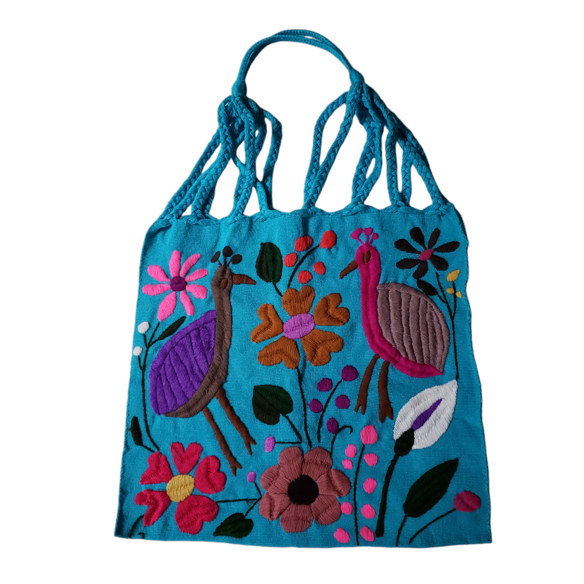 The Little Pueblo - Wholesale Tote Bag - Women's - Embroidered Mexican Woven Tote Bag15