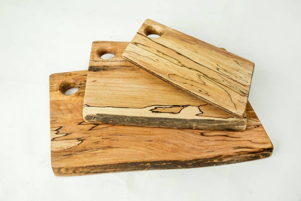 Petermans Boards and Bowls Inc. - Wholesale Cutting Board - 12" SPALTED MAPLE RECTANGULAR CUTTING BOARD1
